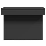 ZNTS Coffee Table Black 100x55x40 cm Engineered Wood 840871