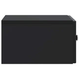 Bedside Cabinet Black 49 x 34.5 x 20 cm Engineered Wood 897937