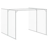 Dog House with Run Anthracite 214x865x181 cm Galvanised Steel 3189122