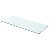 Shelves 2 pcs Panel Glass Clear 60x20 cm 3051564