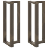 Bar Table Legs T-Shaped 2 pcs Black 50x35x cm Steel 4013091