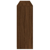 Sideboard with LED Lights Brown Oak 181.5x37x100 cm 3209155