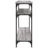 Console Table Grey Sonoma 100x29x75 cm Engineered Wood 834038
