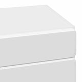 Bathroom Wall Cabinet with Shelf TULUM White 37 x 24.5 x 86 cm 880331