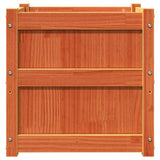 Garden Planters 2 pcs Wax Brown Solid Wood Pine 837419