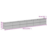 Garden Raised Bed 578 x 50 x 69 cm 151989