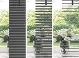 Venetian Blind Silver Grey 150 x 140 cm 25 mm PVC 42003690