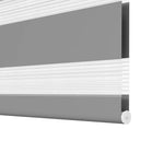 Zebra Blind 140 x 175 cm Grey 240223