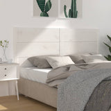 Headboard White Solid Pine Wood 206x4x100 cm Durable Headboard 818741
