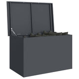 Outdoor Storage Box Anthracite 80 x 50.5 x 50 cm Steel 874569