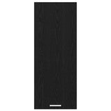 Hanging Cabinet Black Oak 40 x 31 x 100 cm Engineered Wood 884339