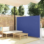 Retractable Side Awning 140 x 300 cm Blue 45355