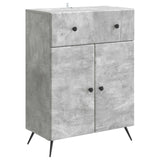Sideboard Concrete Grey 66 x 34.5 x 90 cm Engineered Wood 895558