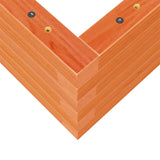 ZNTS Garden Planter Wax Brown 70x40x23 cm Solid Wood Pine 847220
