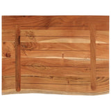 Bathroom Countertop 80x60x3.8 cm Rectangular Solid Wood Acacia 370308