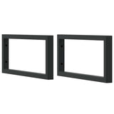 Basin Shelf Wall Mounted Steel and Solid Wood Oak 3302385