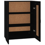 Hanging Wall Cabinet Black 69.5x32.5x90 cm 812304