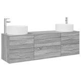 Bathroom Furniture Set 3 pcs Grey Sonoma 49.5 x 44.5 x 65.5 cm 3405944