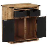 Sideboard with 2 Drawers 55x35x60 cm Solid Wood Mango 374060