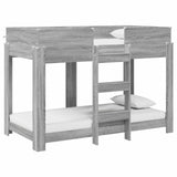 Bunk Bed for Kids Grey Sonoma 80 x 160 cm Engineered Wood 3410552