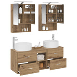 Bathroom Furniture Set 5 pcs Artisan Oak 3407086