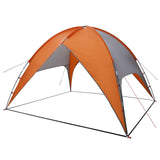Camping Tent with Rainfly Water-resistant Dome Grey and Orange 42028522