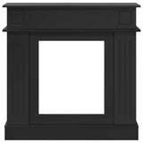 Fireplace Surround Black 102 x 26 x 100 cm Engineered Wood 8006643