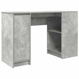 Desk Concrete Grey 120x42x76 cm Engineered Wood 861817