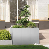 ZNTS Planter 120x80x80 cm Galvanised Steel 860792