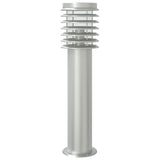 Outdoor Floor Lamp with Sensor Silver 60 cm Stainless Steel 4006365
