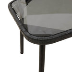 Garden Sofa Set 2 pcs Black Poly Rattan 3328648