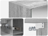 Bathroom Mirror Cabinet Grey Sonoma 60 x 14.5 x 50 cm 889084