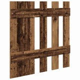 Wall-Mounted Coat Rack Wall-mounted Old Wood 100 x 10 x 100 cm 874513