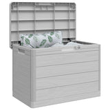 Outdoor Cushion Box Grey 77.5x44.5x53 cm Polypropylene 366603