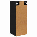 Wall Mounted Cabinet Black Oak 34.5 x 34 x 90 cm 882618