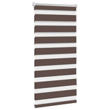 Zebra blind 60.9x120 cm Fabric Width 56.7 cm coffee 240193