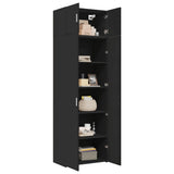 Storage Cabinet Black 70x42.5x225 cm Engineered Wood 3281323