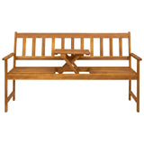 Garden bench 158 x 55 x 89 cm Solid Acacia Wood Natural 42034671