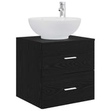 Bathroom Furniture Set 3 pcs Black 49.5 x 44.5 x 65 cm 3405892