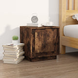 Bedside Cabinets 2 pcs Smoked Oak 44x35x45 cm Engineered Wood 819847