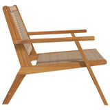 Garden Furniture 2 pcs Beige 67 x 78 x 73 cm Solid Acacia Wood 367829