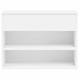 Shoe Bench White 60x30x45 cm Engineered Wood 808738