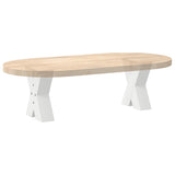 Coffee Table Legs X-Shaped 2 pcs White 30x cm Steel 4012929