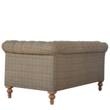 Multi Tweed 2 Seat Chesterfield IN075