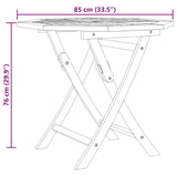 3059581 5 Piece Garden Dining Set Solid Teak Wood