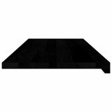 Window Sills 2 pcs Brown Black 100x40x2 cm Solid Wood Oak 4009200