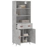 Highboard Concrete grey Engineered wood, Metal Bigger Highboard 3200493