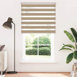 Zebra Blind Sand Brown 120x230 cm Fabric Width 115,9 cm Polyester 4014603