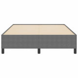 Box Spring Bed Light Grey 160 x 200 cm Velvet 42006977
