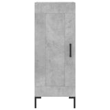 Highboard Concrete Grey 34,5x34x180 cm Engineered Wood 3200453